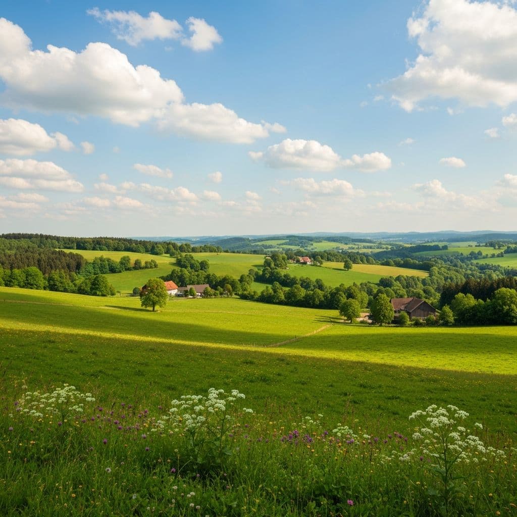 Morgendlicher Legat Hof