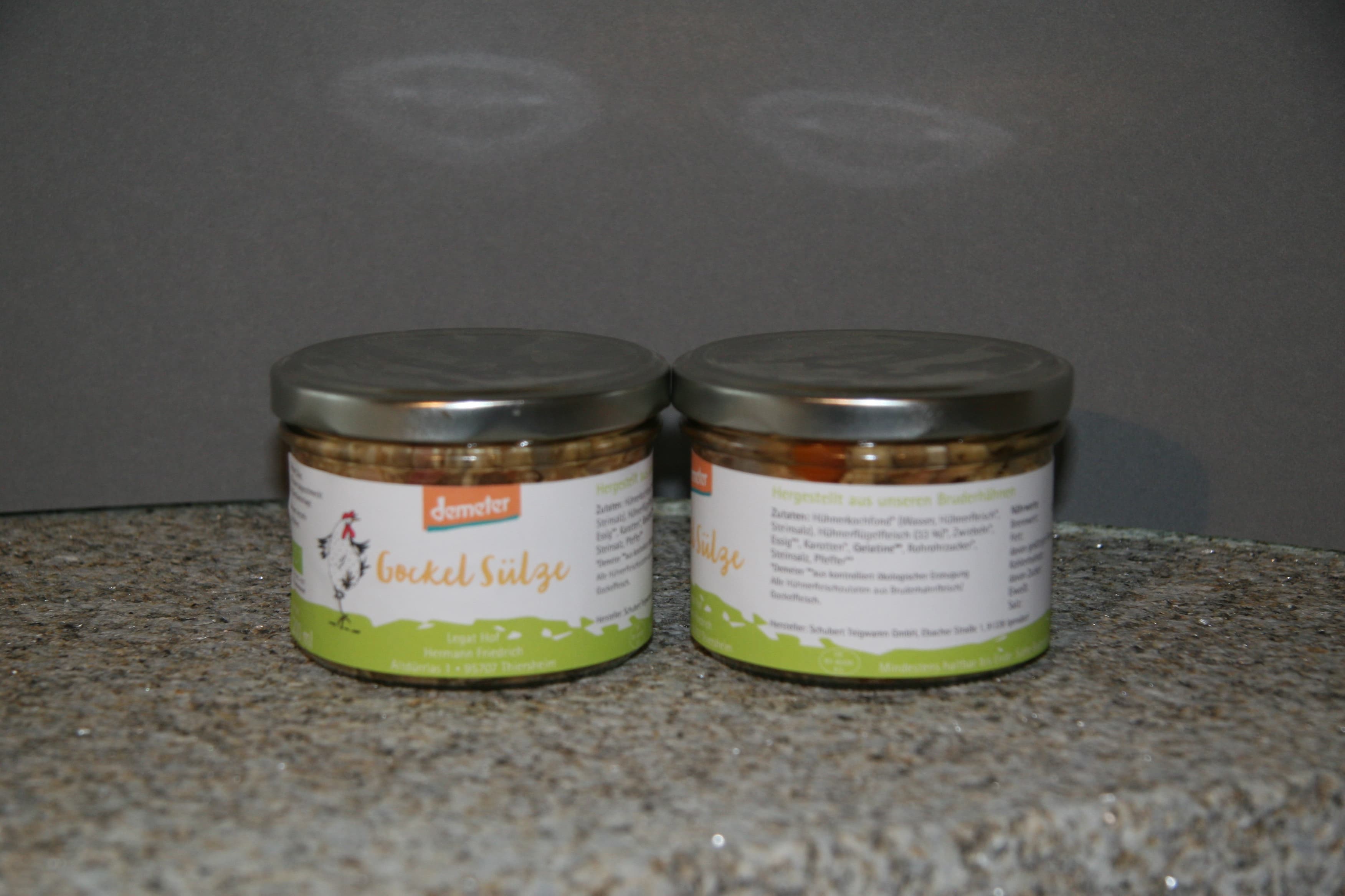 Gockel Sülze (süß-sauer, ca. 200 ml)