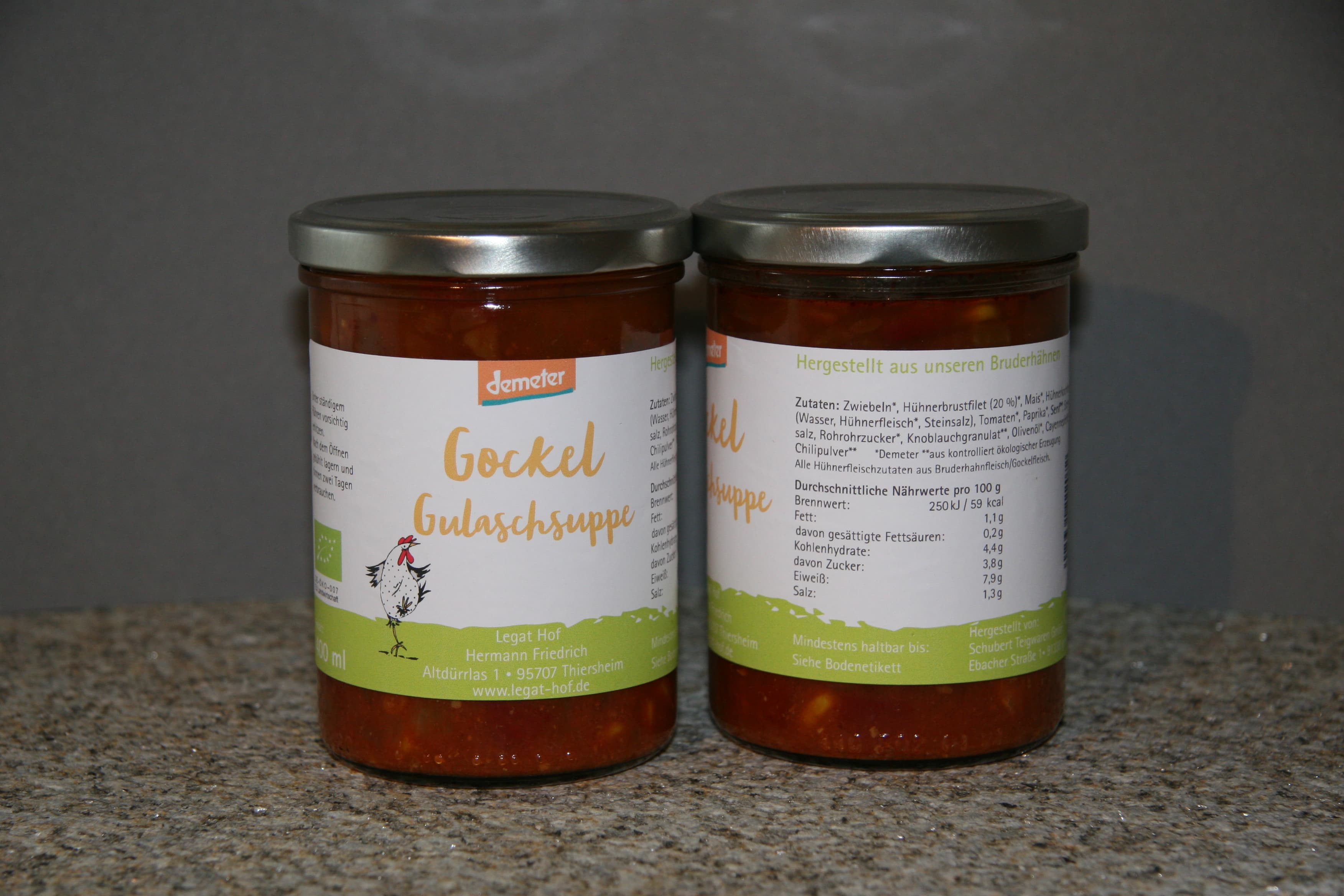 Gockel Gulaschsuppe