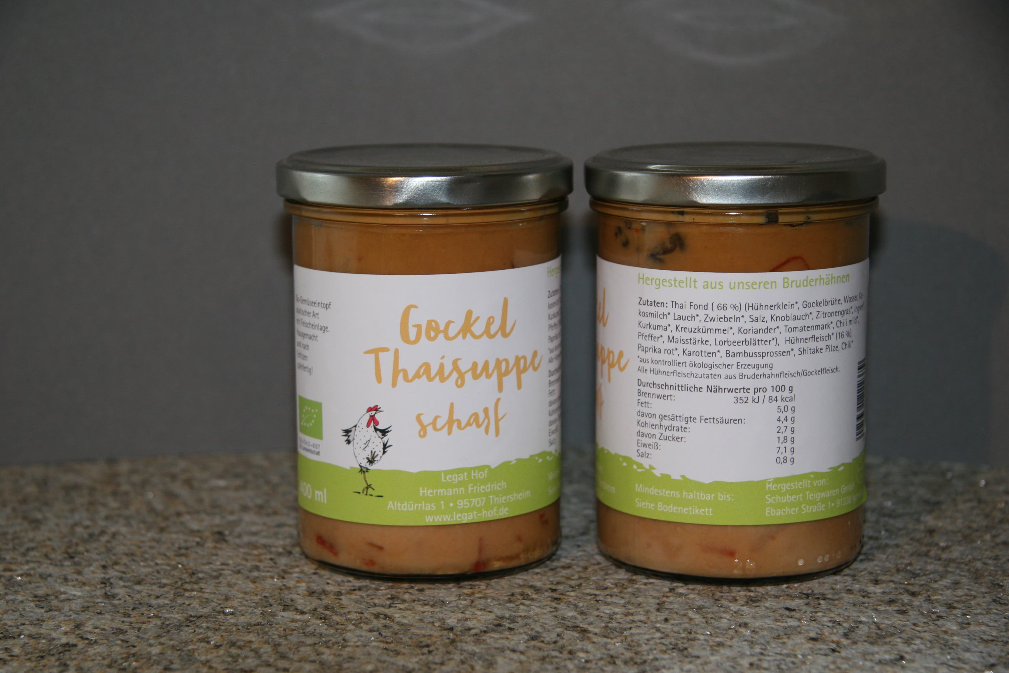 Gockel Thai Suppe, scharf